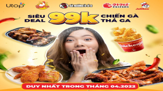 Tháng 4 Rực Rỡ Với Siêu Deal 99K Độc Quyền Trên Utop